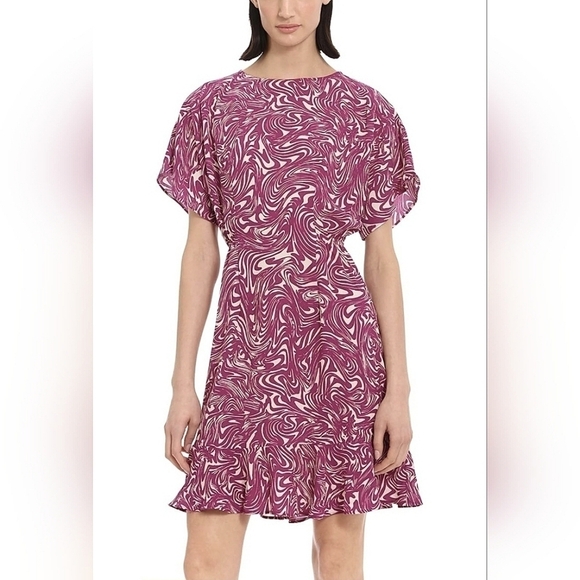 Donna Morgan Dresses & Skirts - Donna Morgan Women's Kimono Sleeve Ruffle Dress Office Work School Plus Size 14